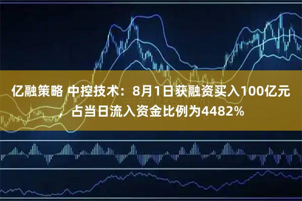 亿融策略 中控技术：8月1日获融资买入100亿元，占当日流入资金比例为4482%
