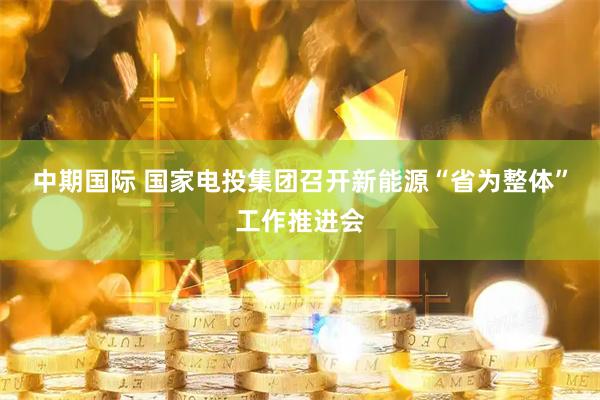 中期国际 国家电投集团召开新能源“省为整体”工作推进会