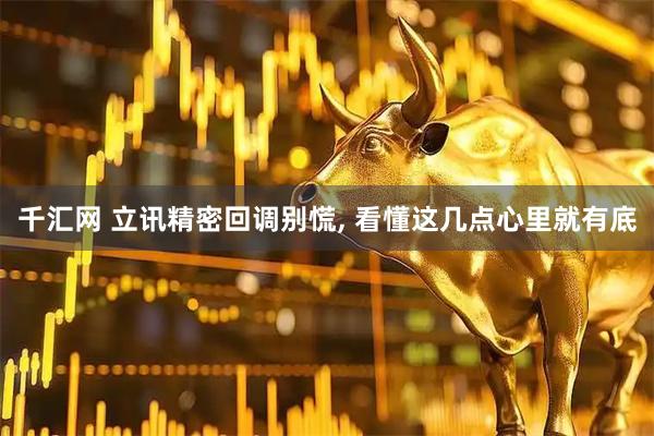 千汇网 立讯精密回调别慌, 看懂这几点心里就有底